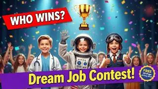 🎭 Who Wins? 26 Kids Dream Jobs Contest! 🏆 Free Gift 🎁 KidZone