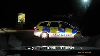 police scotland catch a no license no insurance driver