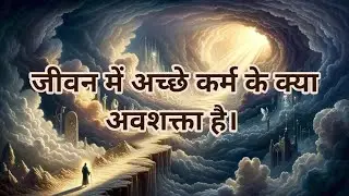 जीवन में अच्छे कर्म के क्या अवशक्ता है। 