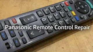 How to Clean a Dirty Panasonic TV Remote Control. #panasonic r/c unit, #repairing