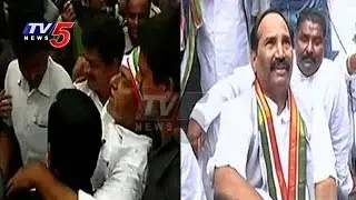 T-Congress Leaders Protest At Gunpark On TS Assembly Adjournment | TV5 News
