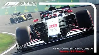 F1 Esports League Race | OSRL | Season 3.5 | Zandvoort (Netherlands) - Round 1 | Full Race Onboard