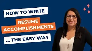 Easy Way to Write Resume Accomplishments