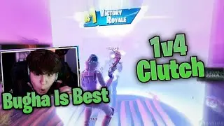 CLIX Reacting To Bugha's *1V4 CLUTCH* Moment in 'Champion League'