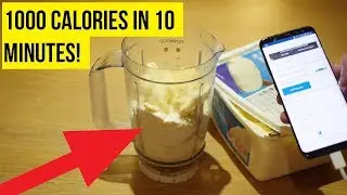 LIQUID CALORIES: 900 - 1000 Calorie Vanilla Smoothie | Make at Home in 10 Mins!