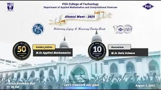 Alumni Meet &ndash; Department of Applied Mathematics and Computational Sciences