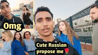 Cute Russian propose me🌹/ itni sari cute Girls, 😂/ joshi02 vlogs 