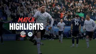 HIGHLIGHTS | Wanderers vs Wigan Athletic