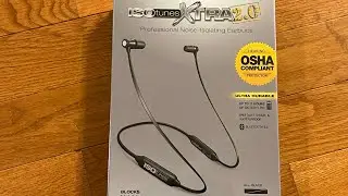 Unboxing ISOtunes Xtra 2.0 Wireless Bluetooth Headphones & Hearing Protection. No Words.