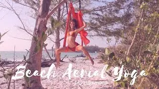 Beach Aerial Yoga // Taylluna