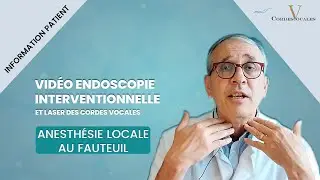 Comprendre votre laser sur les cordes vocales sous anesthésie locale (et votre biopsie)