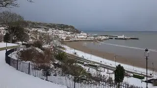 Scarborough - South Bay in Snow walk