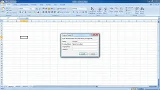 Add Digital Signature in Excel