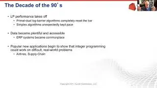 Optimization: Past, Present, Future with Dr. Robert Bixby