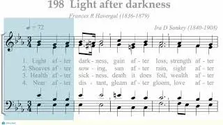 Hymnal 198 Light after darkness