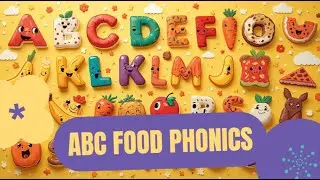 Phonics Food Song| Learn ABC Alphabet with Food| ABC Phonics for Kids