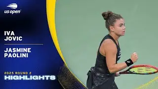 Iva Jovic vs. Jasmine Paolini Highlights | 2025 US Open Round 2