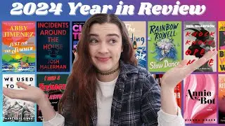 2024 Year in Review + STATS 🥳 (most read genre, Book Troop stats, what author I read the most, etc.)