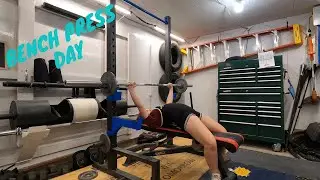 Light Bench-Press Day|Accessory Work|Leading Up To 2nd Competition