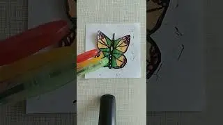 Лайфхак как сделать бабочку которая летает 😘🦋#Лайфхак