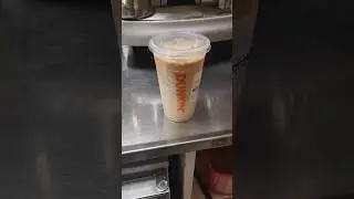Dunkin Donuts Regular Iced Latte  @Dunkin-Donuts @alidunkinart #icedlatte #dunkin #latte