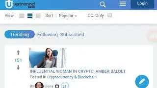 Uptrennd - Content Influencers
