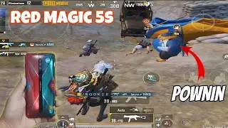 Red Magic 5S PUBG Mobile Test | Full 144Hz Experience & 90FPS Gameplay