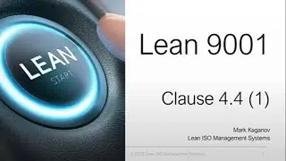 What is Lean Quality Management System | ISO 9001 Clause 4.4 | Lean Quality Management System