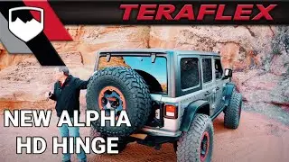 JL Alpha HD Hinged Tire Carrier | TeraFlex