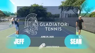 Moved Up To A Higher Division, How Will I Perform? Gladiator Tennis League 4.25 Jeff v Sean