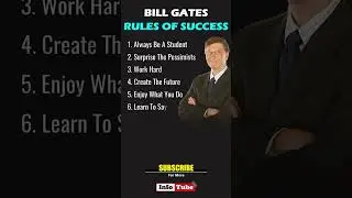Bill gates rules of success... #shorts #viral #youtubeshorts #shortvideo