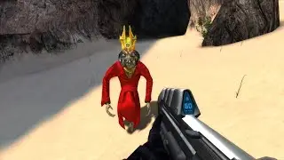 Halo 3 Prophet of Truth lights the rings