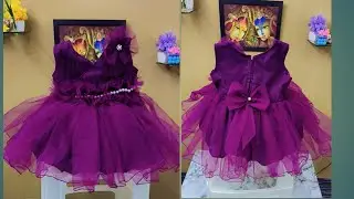  Create a Stunning Baby Frock in Just Minutes. stitching #sewing