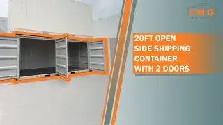 20ft Open Side Shipping Container with 2 Doors