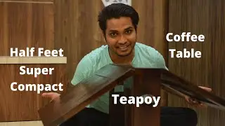 Only 1/2 feet Super Compact || Teapoy/Coffee table || Angel Furniture || if open then 3 by 1.75 feet