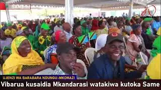 UJENZI WA BARABARA NDUNGU-MKOMAZI: Vibarua wa kusaidia Mkandarasi watoke Same; ULEGA achimba mkwara