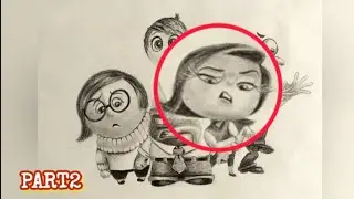  Part2:How to draw the character Disgust from Inside Out, step by step |sketch |Drawing| Fun|easyart