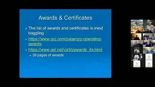 December 2021 Presentation - Ham Radio Awards