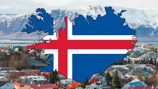 Iceland | Flag Map Speedart