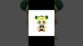 Jolyne gets turned into a Marketable Plushie (Cred: @wisteriapoison on Twitter) #shorts #jojo