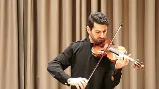 Paganini Caprice No. 11 in C major for solo violin | Alican Süner