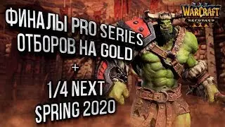1/4 NEXT SPRING 2020 + ФИНАЛЫ PRO SERIES: Warcraft 3 Reforged