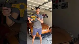 How to install an aftermarket steering wheel on a 350z ! #nissan #350z #drift #car #momo #momosteer
