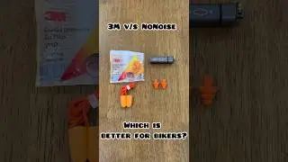 3M Foam vs NoNoise Earplugs. Best Choice for Riders. #shorts #youtubeshorts