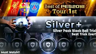 SILVER PLUS BLACK BALL PLAYER TRICK!! Pack Opening #Pes18mobile
