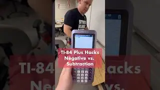 TI-84 Plus Tips and Tricks: Negative vs. Subtraction #tips #maths #education #teacher #calculator