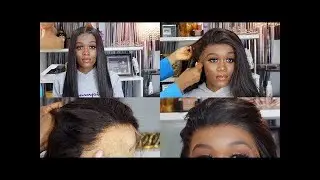 New Skin Melt Swiss Lace Wig Installed Superb Wigs