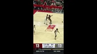 Huge Zed Key Block vs. Alabama A&M | Ohio State Men's Basketball