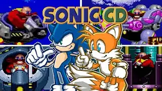 SONIC CD - All Bosses (As Sonic & Tail)