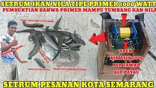 PEMBUKTIAN SETRUM  PRIMER IKAN NILA SPEK 24 VOLT